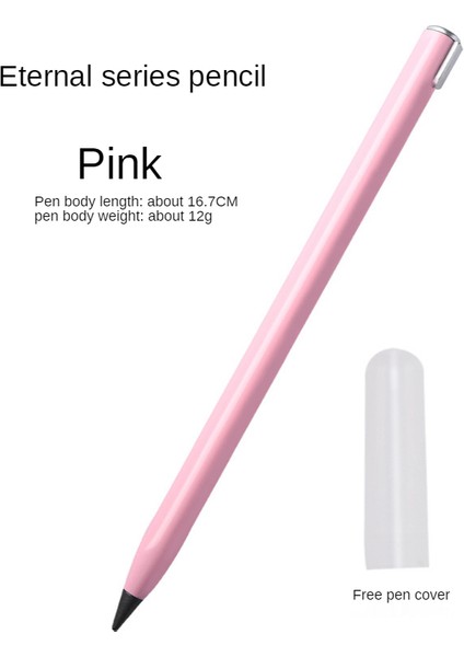Pembe Stil Sınırsız Yazma Sonsuz Kalem Çevre Dostu Mürekkebsiz Kalem Okul Malzemeleri Kırtasiye Kalem Işaret Kalemi Hediye (Yurt Dışından)