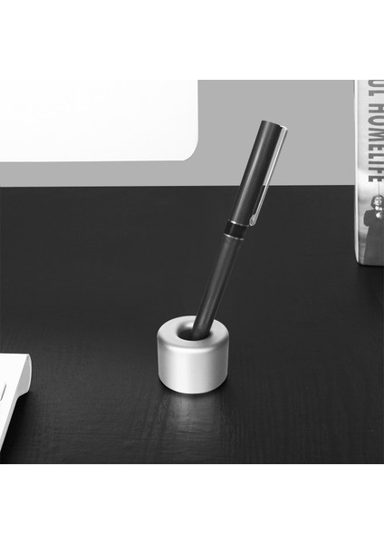 Gül Altın Yuvarlak Stil Mini Yaratıcı Alüminyum Alaşımlı Kalemlik Iş Ofis Malzemeleri Masaüstü Depolama Araçları (Yurt Dışından) fiyatları