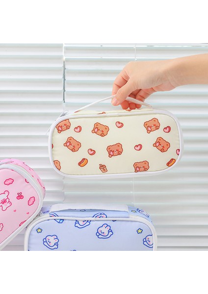 No.4 Tarzı Çizgi Film Ins Rüzgarı Kalem Çantası El Taşıma Büyük Kapasiteli Kalem Kutusu Kız Sevimli Çizgi Film Öğrenci ile Kalemlik Kılıfı Kırtasiye Kılıfı (Yurt Dışından) indirimleri