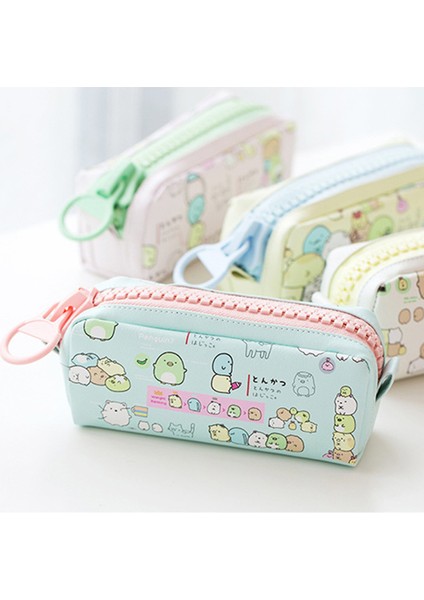 B4 Stili Yaratıcı Fermuarlı Kalem Kutusu Okul Kırtasiye Saklama Çantası Sevimli Kalem Kutusu Çocuklar Karikatür Kalem Çantası Hediye Kalem Çantaları - Türkçe (Yurt Dışından) fırsatları