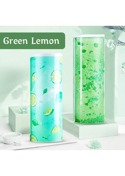 Limon Tarzı Nbx Çok Fonksiyonlu Kalem Kutusu Büyük Kapasiteli Kalem Kutuları Sıvı Kumlu Yarı Transparan Yaratıcı Silindirik Kalemlik Çocuk Kırtasiye (Yurt Dışından)