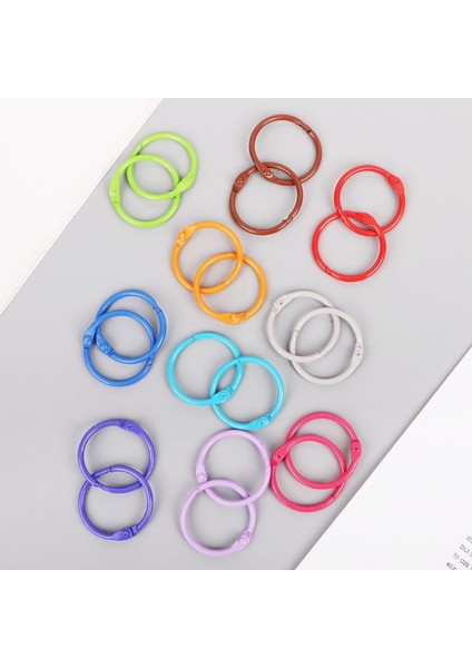 Lg Tarzı Metal Sabit Sayfa Bağlantı Halkası Dış Çap Kitap Halkalar Anahtarlık Indeks Kart Çok Renkli Bağlantı Halkası Okul Ofis Için (Yurt Dışından) indirimleri