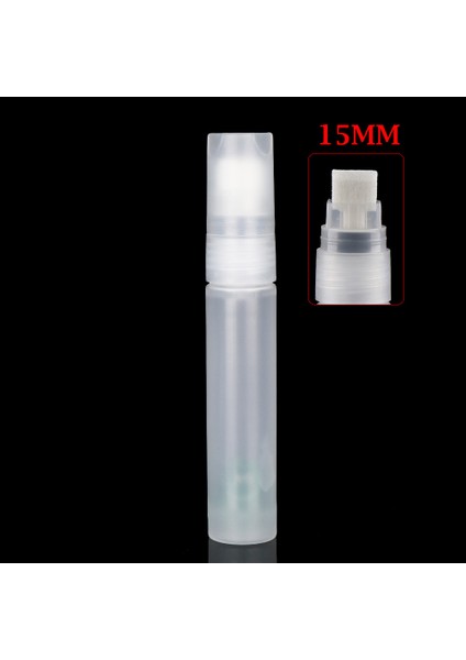 15 mm Tarzı Sıcak 1 Adet Plastik Boş Kalem Çubuğu Sıvı Tebeşir Tekrarlanabilir Marker Şeffaf Kasa Tüp Kalem Grafiti Kalem Boya Kalem Aksesuarları (Yurt Dışından)