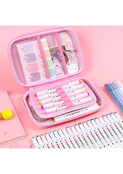 Kawaii Tarzı Kawaii Kedi ve Sevimli Unicorn Kalemlik ve Piornik Seti - Okul Malzemeleri (Yurt Dışından) fırsatları