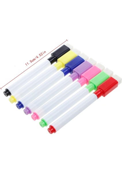 Plastik 1 Kutu Beyaz Tahta Kalemi Silinebilir Kuru Tahta Kalemleri Siyah Mürekkep Ince Uçlu Nip (Yurt Dışından)