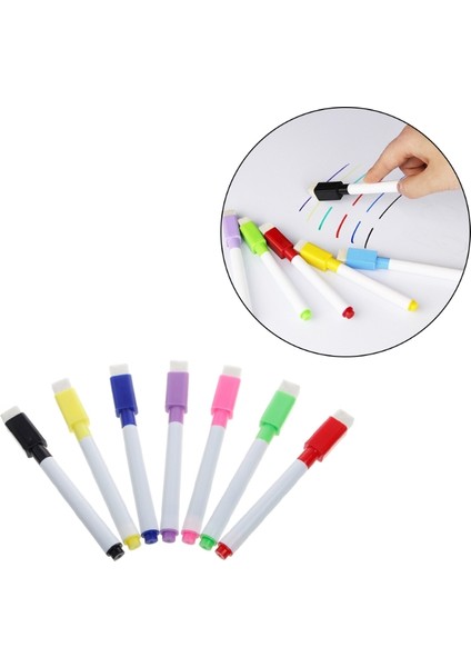 Plastik 1 Kutu Beyaz Tahta Kalemi Silinebilir Kuru Tahta Kalemleri Siyah Mürekkep Ince Uçlu Nip (Yurt Dışından) fiyatları