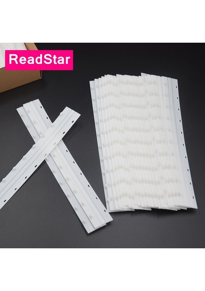 32.5mm-Beyaz (10 Adet) Stil Lot Beyaz Şeffaf Plastik Bağlama Şeritleri Sayfalar 10 Delikli A4 Telli Cilt Bağlama Tedarikçileri Plastik Ciltler (Yurt Dışından)
