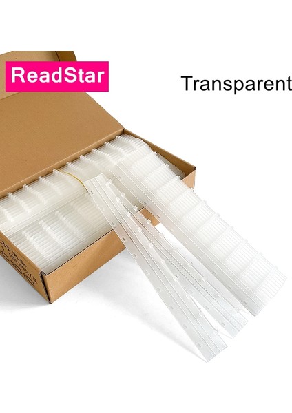 32.5mm-Beyaz (10 Adet) Stil Lot Beyaz Şeffaf Plastik Bağlama Şeritleri Sayfalar 10 Delikli A4 Telli Cilt Bağlama Tedarikçileri Plastik Ciltler (Yurt Dışından) fırsatları