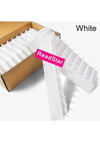 32.5mm-Beyaz (10 Adet) Stil Lot Beyaz Şeffaf Plastik Bağlama Şeritleri Sayfalar 10 Delikli A4 Telli Cilt Bağlama Tedarikçileri Plastik Ciltler (Yurt Dışından) indirimleri