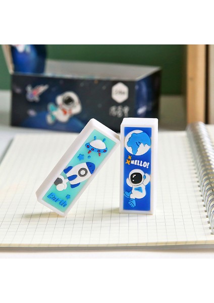Bir Random Renk Stili Öğrenciler Için Okul Malzemeleri Kawaii Astronot Şeytan Desenli Silgi (Yurt Dışından) indirimleri