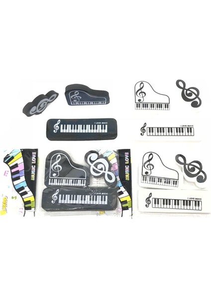 Müzikli Piyano Notları Kauçuk Kalem Silgisi Okul Öğrenci Kore Kırtasiye Düzeltme Malzemeleri Çocuklar Hediye (Yurt Dışından) fırsatları
