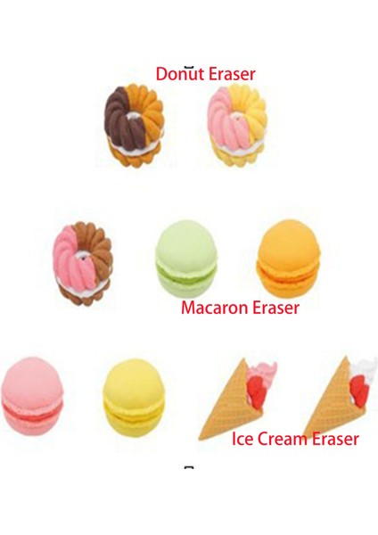 1 Adet Stili6 Rastgele Stil 1 Adet Hayvan Silgisi Okul Ofis Malzemeleri Donut Tatlı Kalem Silgisi Çizim Aksesuarları Kauçuk Silgi Düzeltme Araçları (Yurt Dışından) indirimleri
