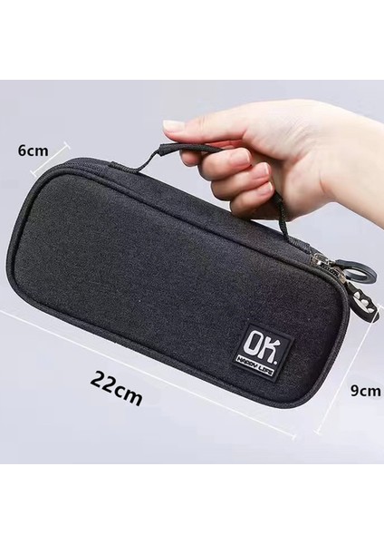 Bir Stil Büyük Okul Kırtasiye Malzemeleri Öğrenci Kalem Saklama Çantası Çok Fonksiyonlu Kawaii Kalem Kutusu (Yurt Dışından)