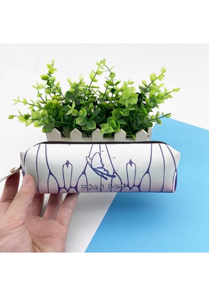 H02 Stili Anime Demon Slayer Kimetsu No Yaiba Kamado Tanjirou Kalem Kutusu Şirin Pu Fermuarlı Kalem Çantası Çocuklar Kırtasiye Hediye (Yurt Dışından) fırsatları