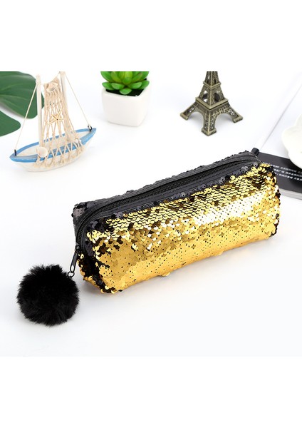 Gül Kırmızı Artı Gümüş Stili Kızlar Için Sevimli Payetli Kalem Kutusu Okul Malzemeleri Ponponlu Kalem Kutusu Okul Kırtasiye Hediye Kalem Kutusu Kılıfı (Yurt Dışından) fırsatları