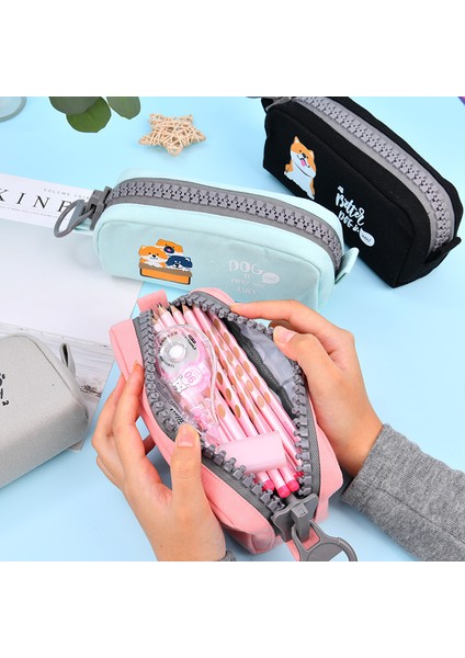 B2 Stili Yaratıcı Fermuarlı Kalem Kutusu Okul Kırtasiye Saklama Çantası Sevimli Kalem Kutusu Çocuklar Karikatür Kalem Çantası Hediye Kalem Çantaları - Türkçe (Yurt Dışından) indirimleri