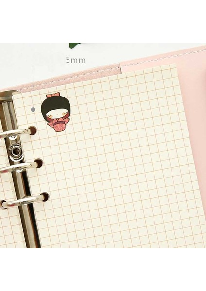 Nokta Vuruşlu Stili A6 Filofax Günlük Planlayıcı Iç Sayfaları Yedek Ofis Aksesuarı A5 A6 Spiral Defter Dolgu Kağıdı (Yurt Dışından)