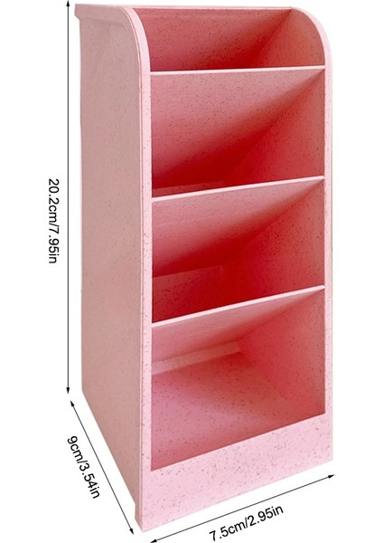 8X20CM A Pembe Tarzı Kalem Depolama Fırça Standı Masa Kalemtıraşı Tutucu Okul Malzemeleri Sevimli Kırtasiye ve Ofis Makyaj Saklama Kutusu (Yurt Dışından)