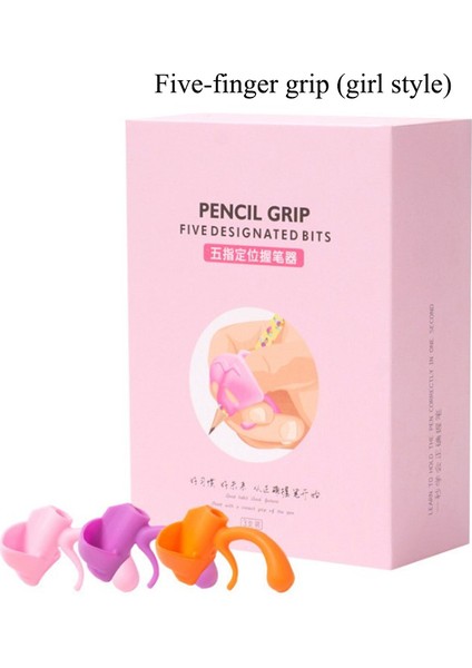 E Stili Çocuklar Için Silikon Kalem Tutucu Kalem Kavramları - Kalemi Doğru Kullanma Kavramı - Kalemi Tutma Düzeltici Kalemler - Kırtasiye Araçları (Yurt Dışından)