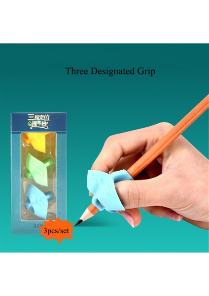 E Stili Çocuklar Için Silikon Kalem Tutucu Kalem Kavramları - Kalemi Doğru Kullanma Kavramı - Kalemi Tutma Düzeltici Kalemler - Kırtasiye Araçları (Yurt Dışından) fırsatları