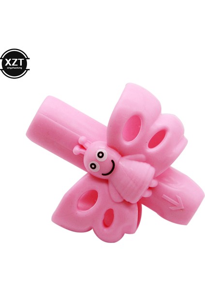 Pembe 6 Adet Kalem Tutucu Kalem Sapı Kavrama Kalem Tutucusu Çocuklar Için Sevimli El Yazısı Yardımcı Eğitmen Duruş Düzeltme Kalem Parmak Tutucu (Yurt Dışından)