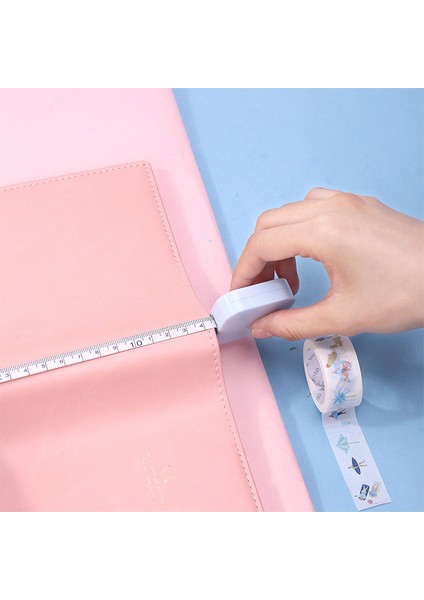 Rastgele Stil Sevimli Şeker Renkli Cetvel Şirin Macaron Ölçüm Bandı Kutusu Taşınabilir Moda Tasarım Okul Ofis Cetveller Kırtasiye Malzemeleri (Yurt Dışından)