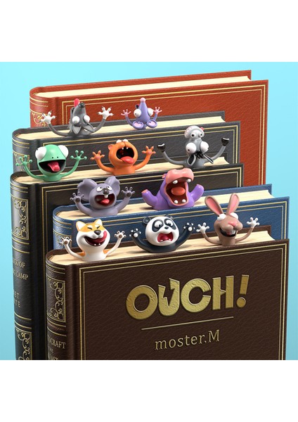 Geko Tarzı 3D Yer Imleri Çizgi Film Hayvan Yer Imleri Panda Shiba Inu Komik Yaratıcı Pvc Kitap Ayraçları Gerçek Ahtapot Okul Malzemeleri (Yurt Dışından) fırsatları