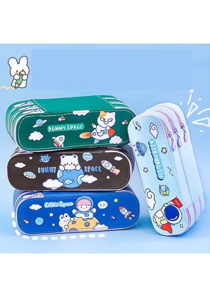 J Tarzı Çizgi Film Büyük Kapasiteli 3 Katlı Kalem Kutusu Sevimli Kız Şirin Kalem Çantası Kalem Çantası Kalem Çantaları Öğrenci Koreli Kırtasiye (Yurt Dışından) indirimleri