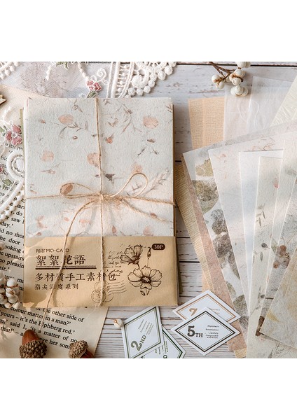 C Stili Journamm Vintage Çiçekli Kağıt Mektup Malzeme Dekorasyonu Için Kağıt Ambalaj Kağıdı Scrapbooking Kartlar Günlük Dıy Retro Malzemeler Kağıt (Yurt Dışından) indirimleri