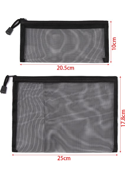 Yeni-Siyah Stil Basit ve Şeffaf Fileli Kalem Kutusu Öğrenci Ofis Kalemlikleri Naylon Okul Malzemeleri Tükenmez Kalem Fermuarlı Kalem Kutusu (Yurt Dışından) indirimleri