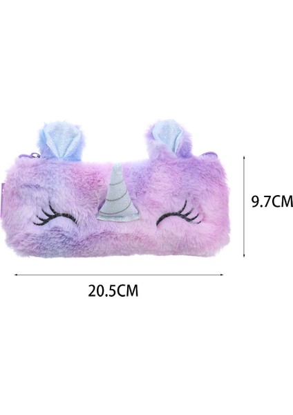 Açık Pembe Tarzı Kawaool Kız Erkek Kalem Kutusu Sevimli Unicorn Kırtasiye Kalem Çantası Peluş Kedi Kalem Kutusu Büyük Pencere Malzemeleri (Yurt Dışından) modelleri