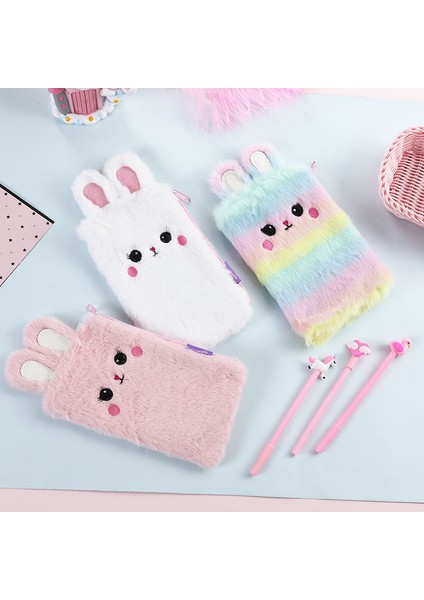 Açık Pembe Tarzı Kawaool Kız Erkek Kalem Kutusu Sevimli Unicorn Kırtasiye Kalem Çantası Peluş Kedi Kalem Kutusu Büyük Pencere Malzemeleri (Yurt Dışından) indirimleri