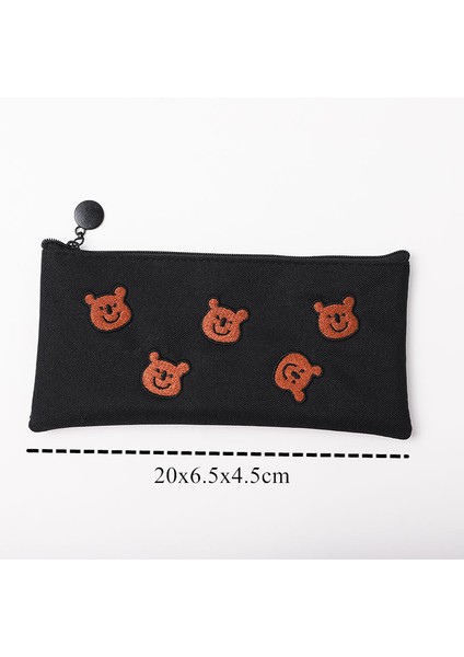 D Stili Aygıt Nakış Tuval Kalem Çantası Kalem Kutusu Çocuk Hediyesi Kozmetik Kırtasiye Ofis Okul Malzemeleri (Yurt Dışından)