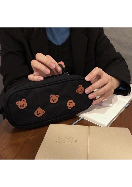 D Stili Aygıt Nakış Tuval Kalem Çantası Kalem Kutusu Çocuk Hediyesi Kozmetik Kırtasiye Ofis Okul Malzemeleri (Yurt Dışından) fiyatları