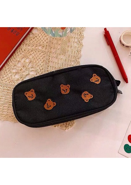 D Stili Aygıt Nakış Tuval Kalem Çantası Kalem Kutusu Çocuk Hediyesi Kozmetik Kırtasiye Ofis Okul Malzemeleri (Yurt Dışından) modelleri