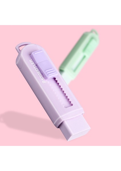 Koyu Gri Tarzı Staedtler Silinebilir Pvc Içermeyen Teleskopik Itilebilir Renkli Macaron Silgi Güvenlik ve Çevre Dostu (Yurt Dışından)