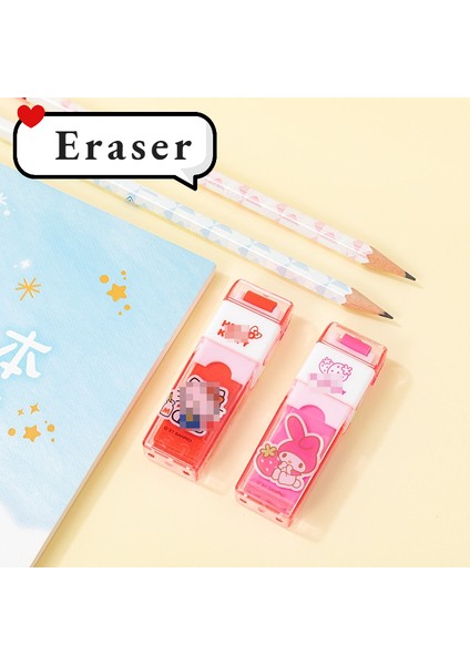 1 Adet Rastgele Stil Sevimli Karikatür Kalem Silgisi Sevimli Okul Çocukları Kırtasiye Güzel Kawaii Yiyecek Silgisi Kız Kırtasiye Hediye (Yurt Dışından)