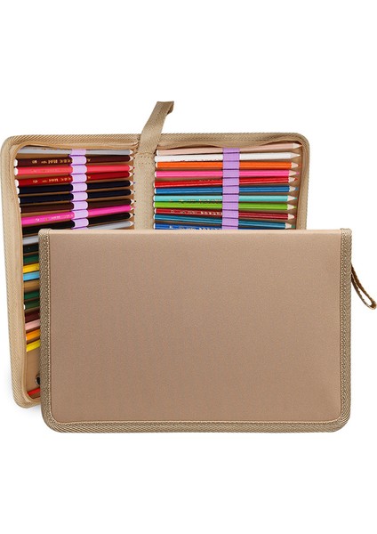 36 Delik Haki Stili Kızlar ve Erkekler Için Büyük Katlanabilir Kalem Kutusu Büyük Kartuş Çantası Okul Kalem Kutusu - Tuval Ceza Delikli Stationery Kılıfı (Yurt Dışından) indirimleri