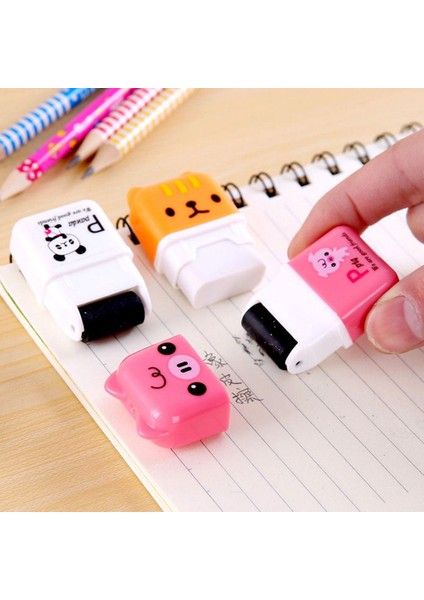 Rastgele Stil Sevimli Karikatür Rulo Renkli Dikdörtgen Silgi Kawaii Öğrenci Kırtasiye Çocuk Hediyeler Okul Ofis Düzeltme Malzemeleri (Yurt Dışından) fırsatları