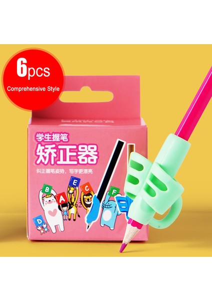 Karton ve Balık 6 Stili 6 Adet Parmak Kalem Tutma Pozisyonu Düzeltici Kalemtıraş Kalem Düzeltme Cihazı Seti Için Çocuklar Için (Yurt Dışından) indirimleri