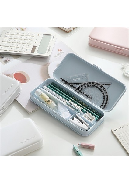 Beyaz Stil Kawaool Kalem Kutusu Masa Düzenleyici Kore Ofis Malzemeleri (Yurt Dışından) fiyatları