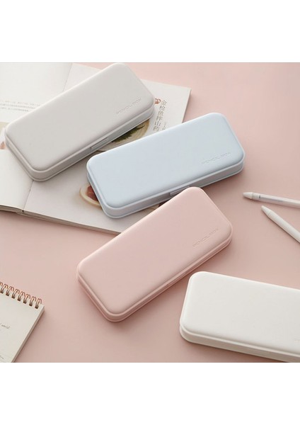 Beyaz Stil Kawaool Kalem Kutusu Masa Düzenleyici Kore Ofis Malzemeleri (Yurt Dışından) fırsatları