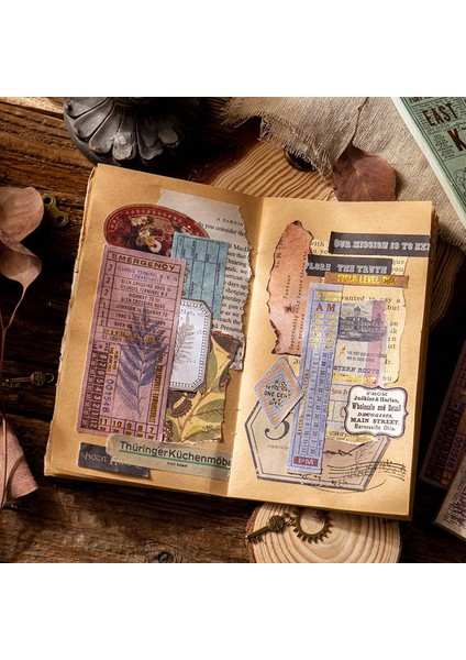 Zhongshijizhilu Tarzı Not Defterleri Yapışkan Notlar Bilet Koleksiyoncusu Serisi Kağıt Günlüğü Scrapbooking Etiketler Ofis Okul (Yurt Dışından) indirimleri