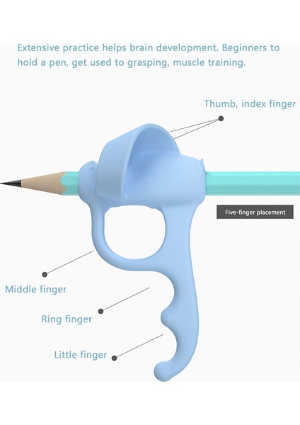 M3046A Stili Zzws Silikon Beş Parmak Kalem Tutucu Çocuklar Için Çok Çocuklar Yazma Pratik Eğitim Kalem Kavrama Tutucu Yardım Kırtasiye Hediye (Yurt Dışından) fırsatları