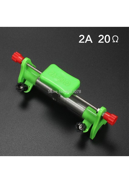 Kayar Rheostat 20 Ohm 2 Amper Ayarlanabilir Kayar Rheostat Ortaokul Fizik Deneyi Öğretim Aracı (Yurt Dışından)