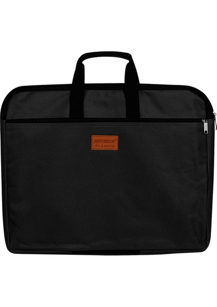 Yeşil-Tarz Kapasiteli Çift Katmanlı Dayanıklı Kitap A4 Belge Çantası Dosya Tutucu Kolu Fermuar Su Geçirmez Kanvas El Çantası (Yurt Dışından) modelleri