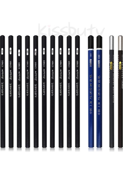 2b-4b-6b Stili Pcs Maries Meslek Sketch Kalem Çizim Boyama Hb 2h B 2b 3b 4b 5b 6b 7b 8b 10B 12B 14B Sanat Kırtasiye Malzemeleri (Yurt Dışından) fırsatları