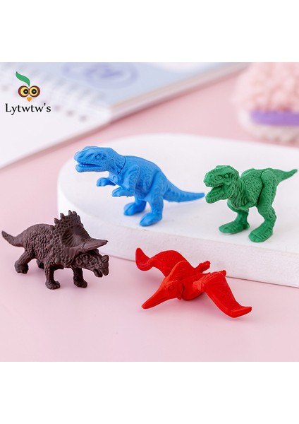 Sevimli Kawaii Kalem Silgi Çizgi Film Dinozor Çocuk Yenilik Güzel Sevimli Hayvan Okul Ofis Kırtasiye Malzemeleri (Yurt Dışından)