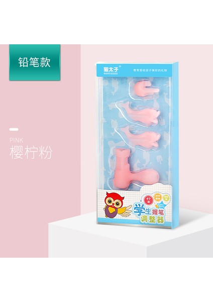 Pembe Tarzı Zehirsiz Kalem ve Jel Kalem Tutucu Kalem Yazma Yardımı Kavrama Pozisyon Düzeltme Araçları (Yurt Dışından)