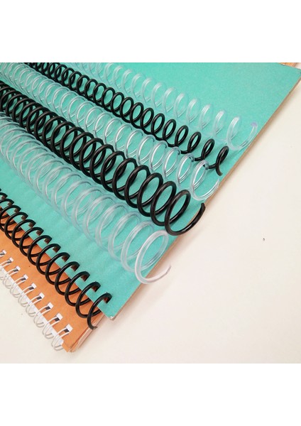 8 mm Beyaz 48 Delikli Stil A4 46 Delikli Plastral Spiral Defter Bağlama Bağlayıcı Klips Spiral Halka Delgeç Halka Ofis Malzemesi (Yurt Dışından) fiyatları